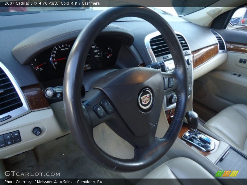 Gold Mist / Cashmere 2007 Cadillac SRX 4 V6 AWD