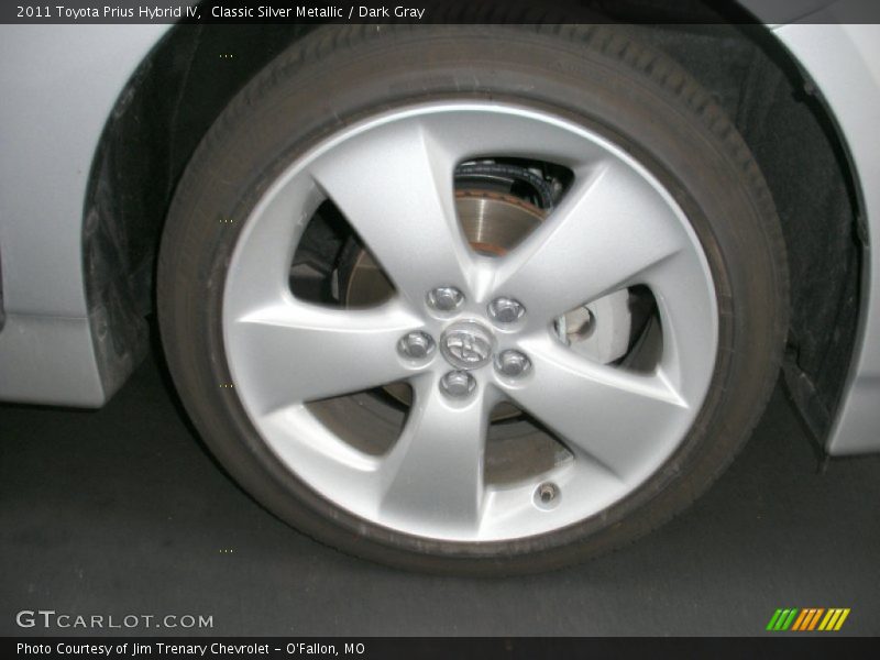 Classic Silver Metallic / Dark Gray 2011 Toyota Prius Hybrid IV