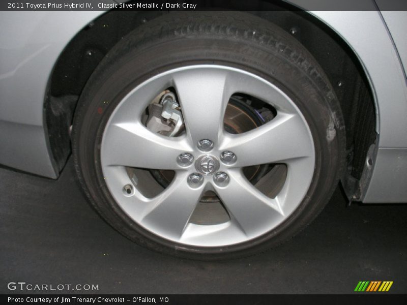 Classic Silver Metallic / Dark Gray 2011 Toyota Prius Hybrid IV