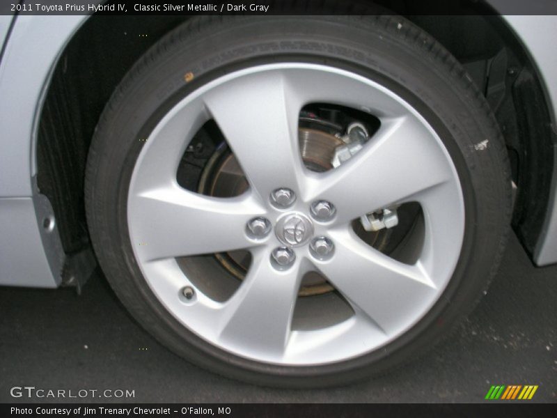 Classic Silver Metallic / Dark Gray 2011 Toyota Prius Hybrid IV
