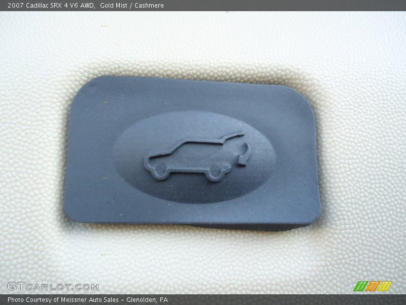 Gold Mist / Cashmere 2007 Cadillac SRX 4 V6 AWD