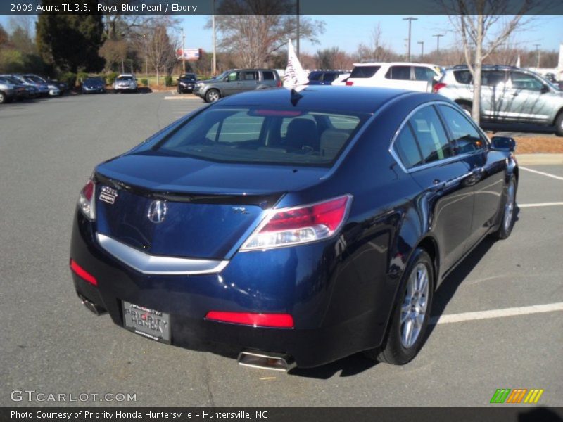 Royal Blue Pearl / Ebony 2009 Acura TL 3.5