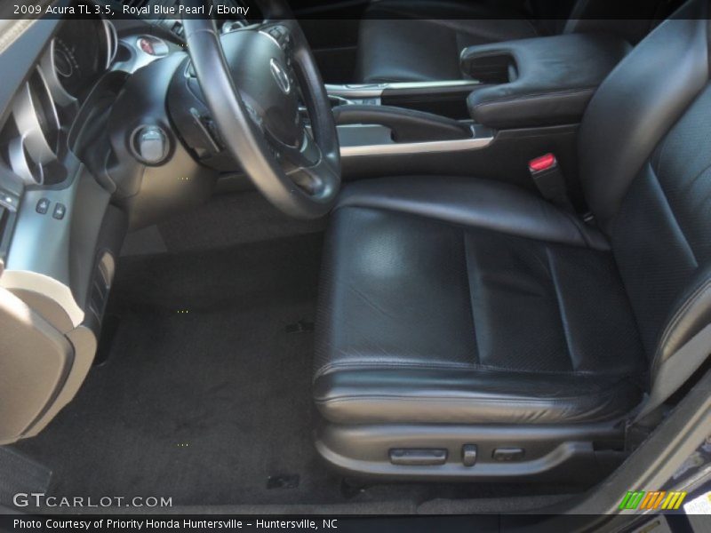 Royal Blue Pearl / Ebony 2009 Acura TL 3.5