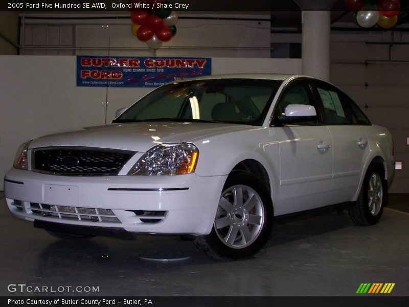 Oxford White / Shale Grey 2005 Ford Five Hundred SE AWD
