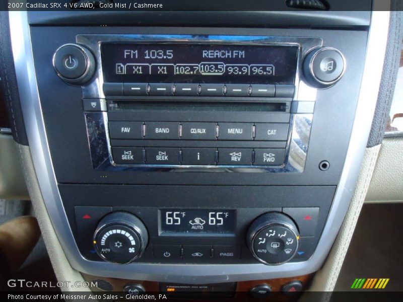Gold Mist / Cashmere 2007 Cadillac SRX 4 V6 AWD