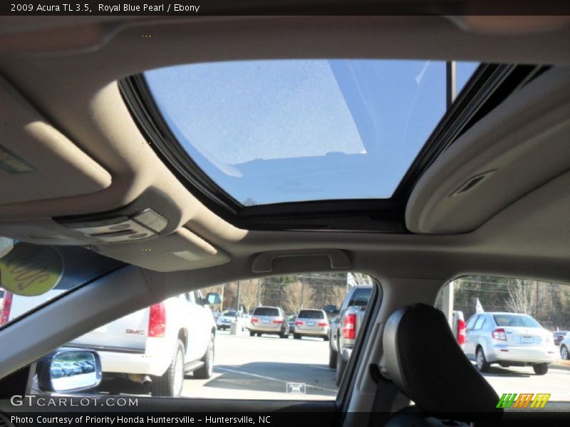 Royal Blue Pearl / Ebony 2009 Acura TL 3.5