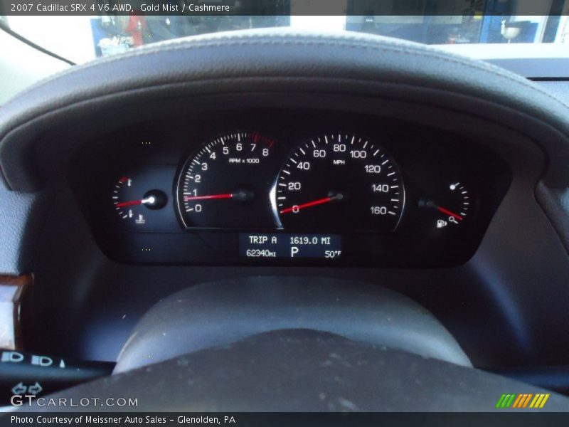 Gold Mist / Cashmere 2007 Cadillac SRX 4 V6 AWD