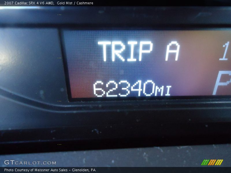 Gold Mist / Cashmere 2007 Cadillac SRX 4 V6 AWD