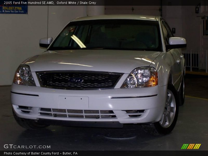 Oxford White / Shale Grey 2005 Ford Five Hundred SE AWD