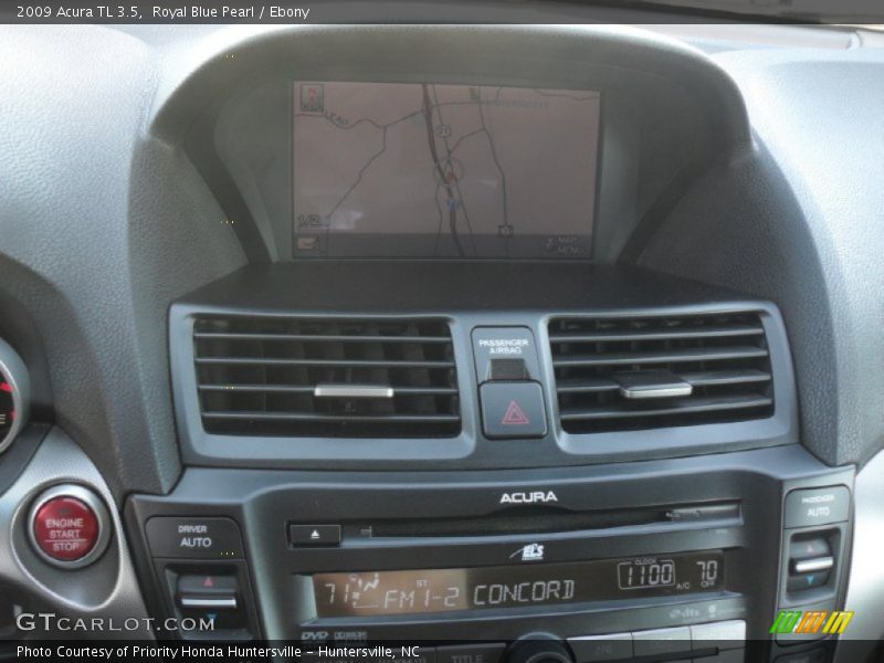 Royal Blue Pearl / Ebony 2009 Acura TL 3.5