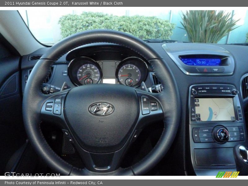 Karussell White / Black Cloth 2011 Hyundai Genesis Coupe 2.0T
