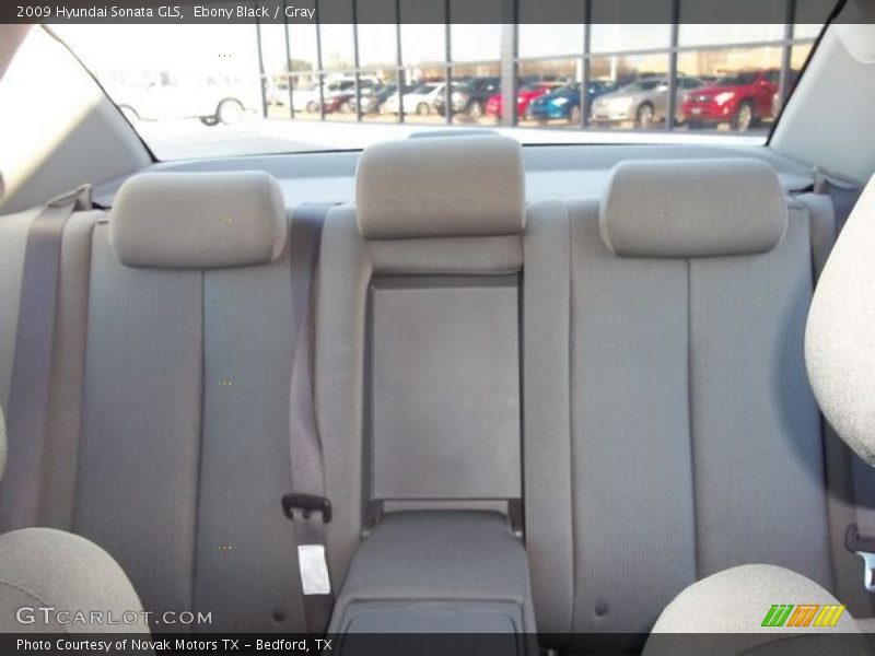 Ebony Black / Gray 2009 Hyundai Sonata GLS
