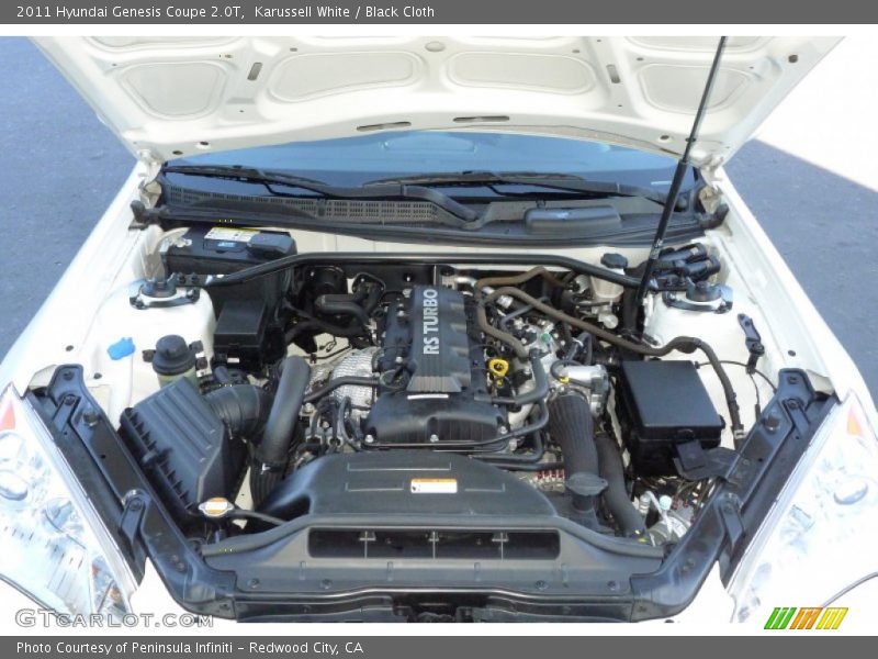 Karussell White / Black Cloth 2011 Hyundai Genesis Coupe 2.0T