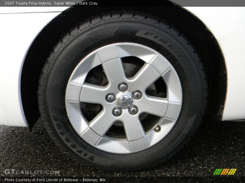 Super White / Dark Gray 2007 Toyota Prius Hybrid