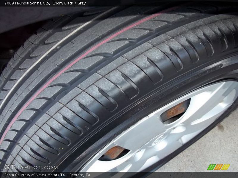 Ebony Black / Gray 2009 Hyundai Sonata GLS