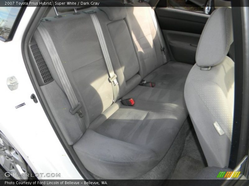 Super White / Dark Gray 2007 Toyota Prius Hybrid