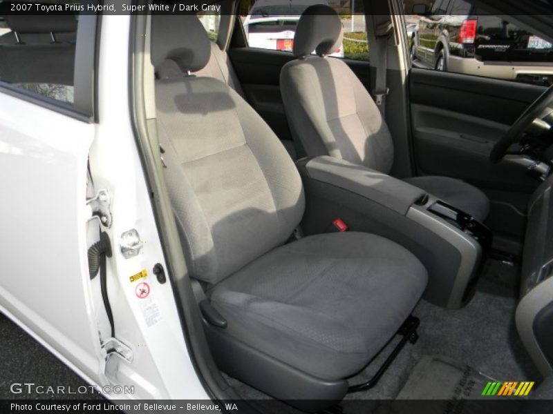 Super White / Dark Gray 2007 Toyota Prius Hybrid