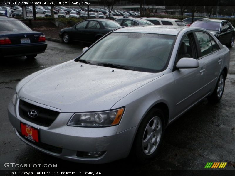Bright Silver / Gray 2006 Hyundai Sonata GLS V6