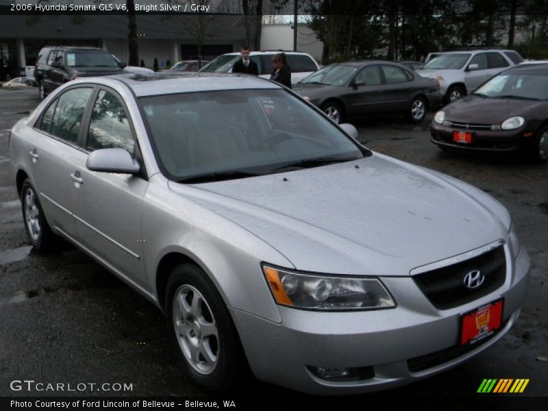 Bright Silver / Gray 2006 Hyundai Sonata GLS V6