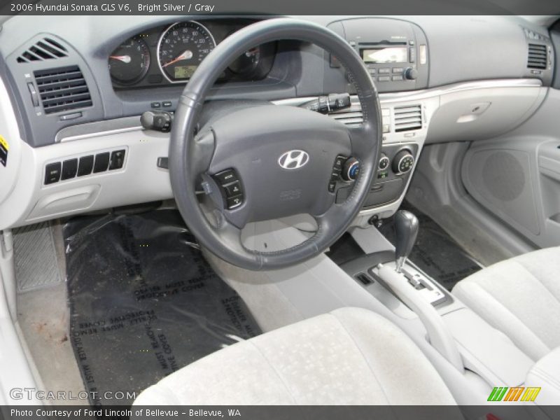 Bright Silver / Gray 2006 Hyundai Sonata GLS V6
