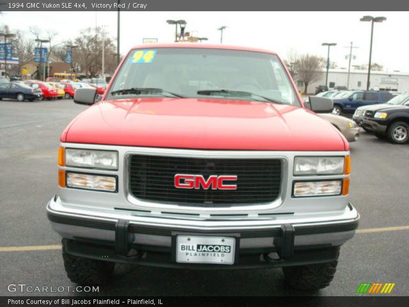 Victory Red / Gray 1994 GMC Yukon SLE 4x4