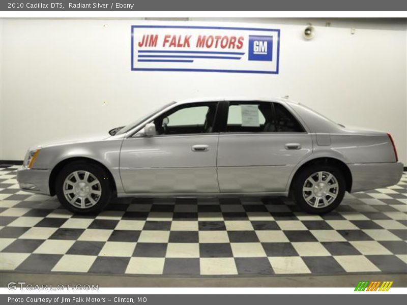 Radiant Silver / Ebony 2010 Cadillac DTS