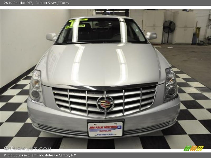 Radiant Silver / Ebony 2010 Cadillac DTS