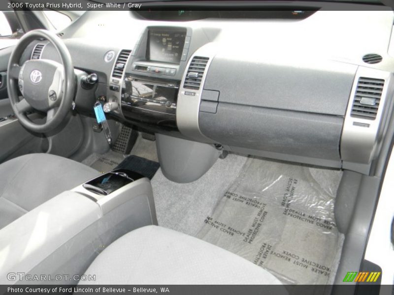 Super White / Gray 2006 Toyota Prius Hybrid