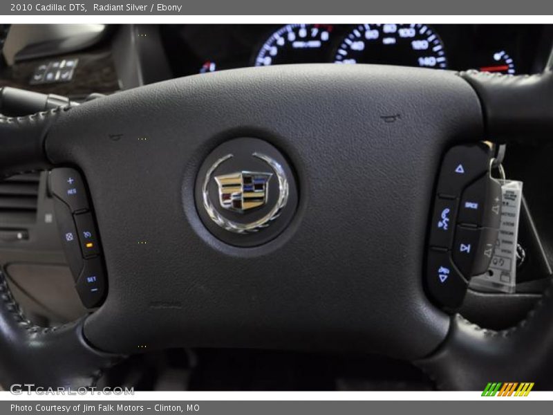 Radiant Silver / Ebony 2010 Cadillac DTS