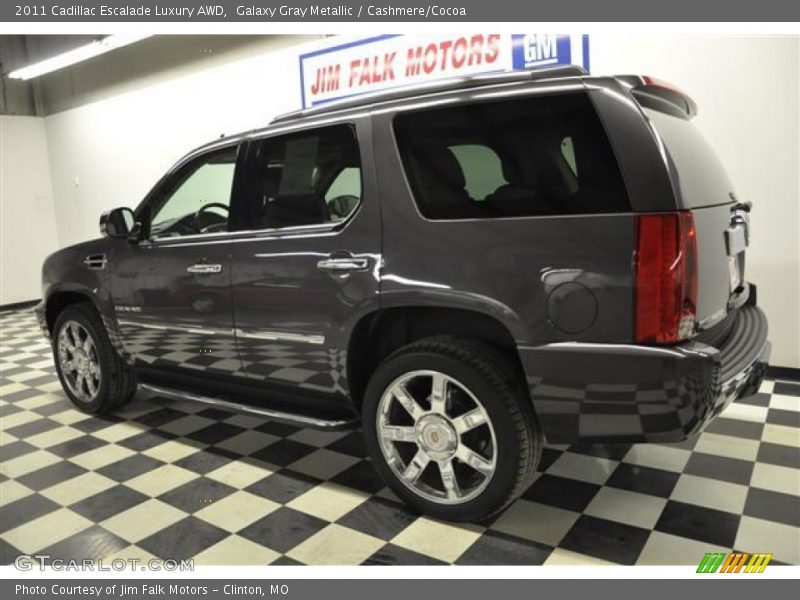 Galaxy Gray Metallic / Cashmere/Cocoa 2011 Cadillac Escalade Luxury AWD