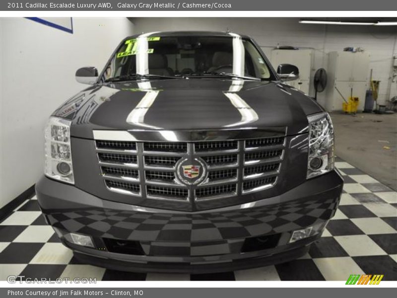 Galaxy Gray Metallic / Cashmere/Cocoa 2011 Cadillac Escalade Luxury AWD
