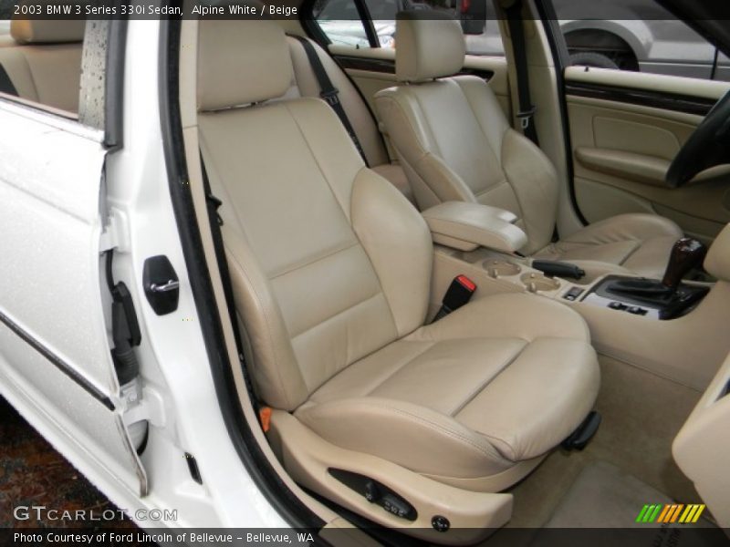 Alpine White / Beige 2003 BMW 3 Series 330i Sedan