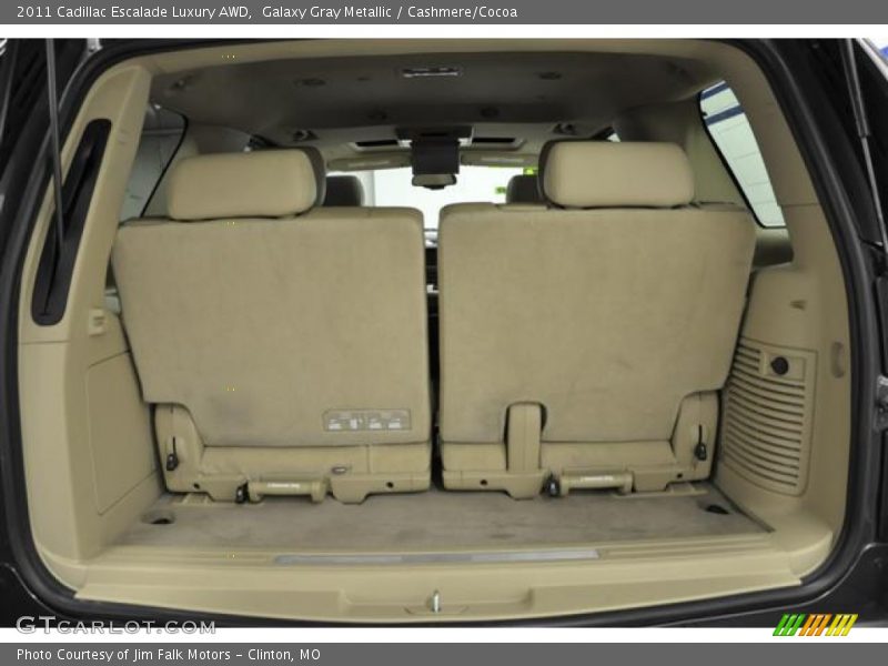 Galaxy Gray Metallic / Cashmere/Cocoa 2011 Cadillac Escalade Luxury AWD