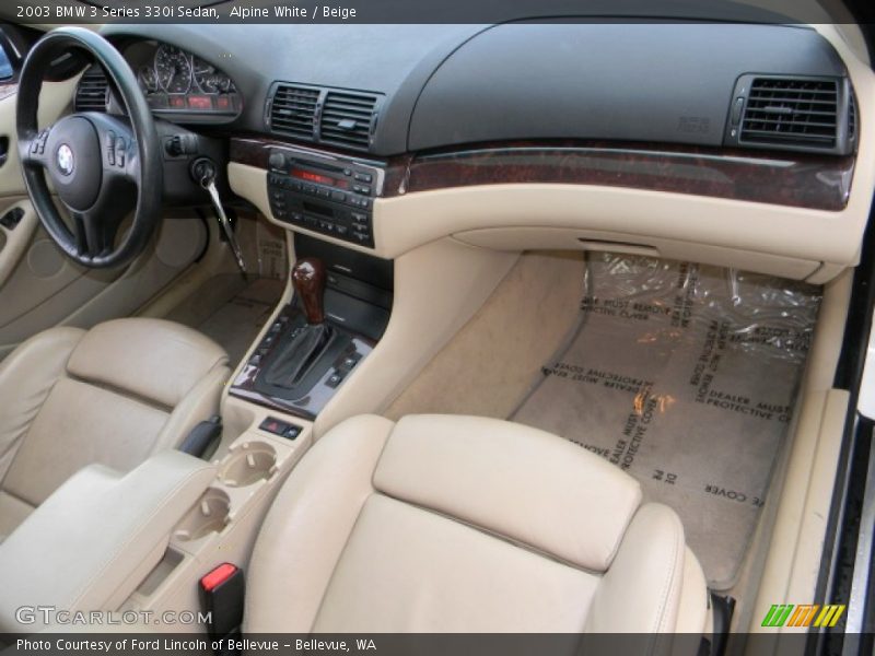 Alpine White / Beige 2003 BMW 3 Series 330i Sedan