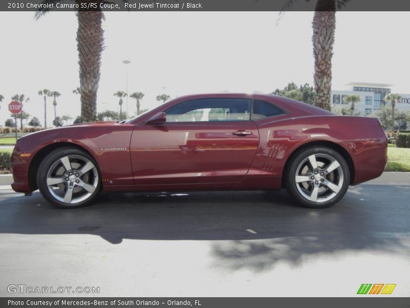 Red Jewel Tintcoat / Black 2010 Chevrolet Camaro SS/RS Coupe
