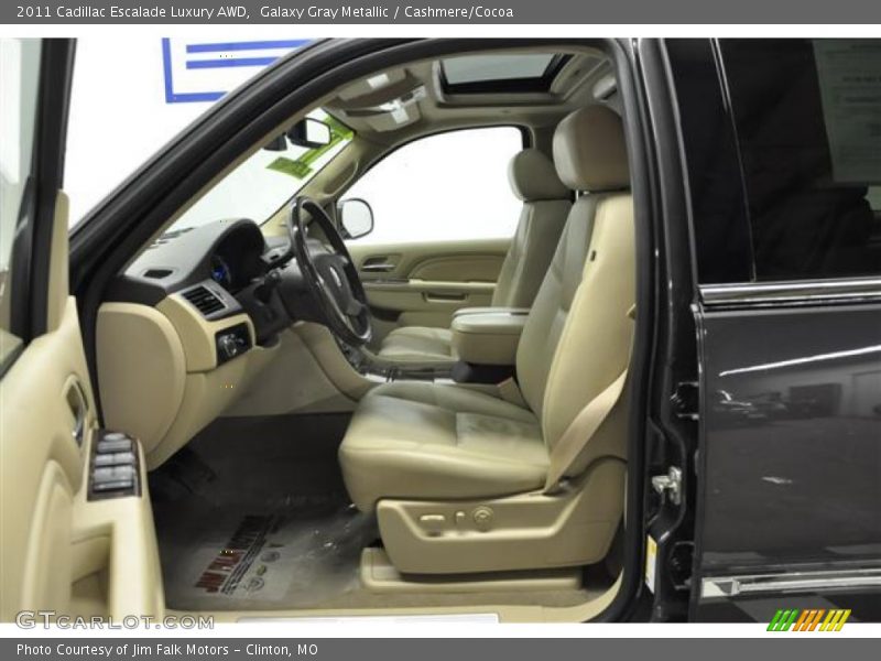 Galaxy Gray Metallic / Cashmere/Cocoa 2011 Cadillac Escalade Luxury AWD