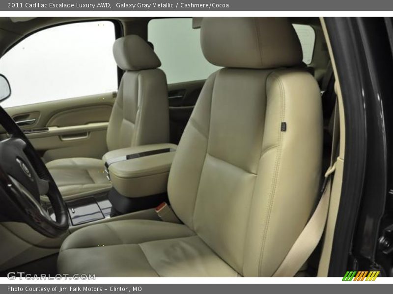 Galaxy Gray Metallic / Cashmere/Cocoa 2011 Cadillac Escalade Luxury AWD