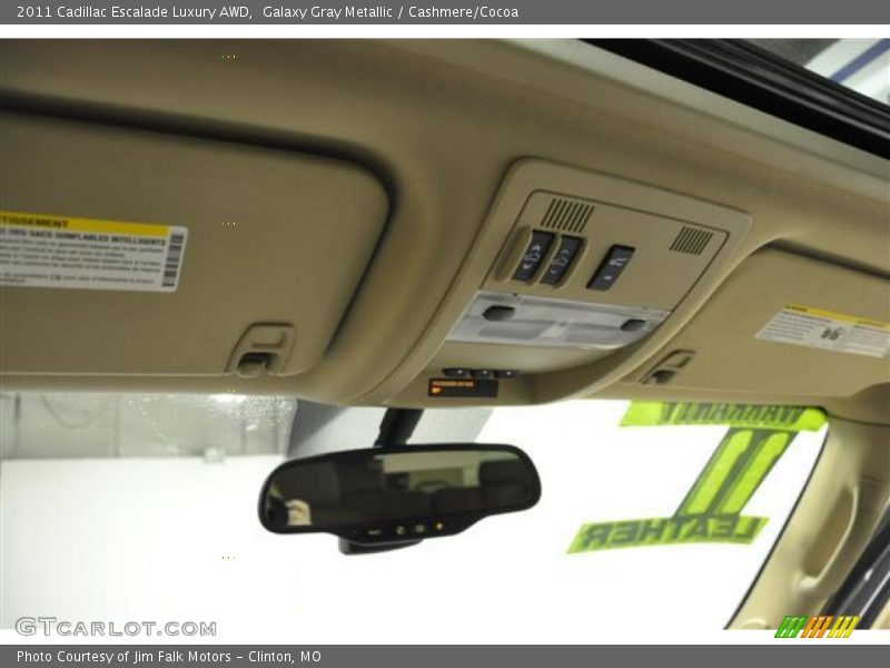 Galaxy Gray Metallic / Cashmere/Cocoa 2011 Cadillac Escalade Luxury AWD