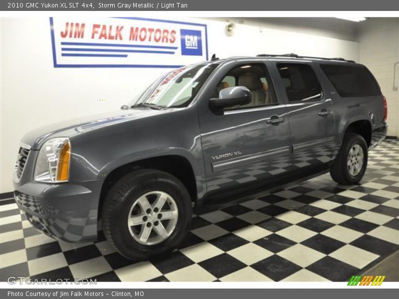 Storm Gray Metallic / Light Tan 2010 GMC Yukon XL SLT 4x4
