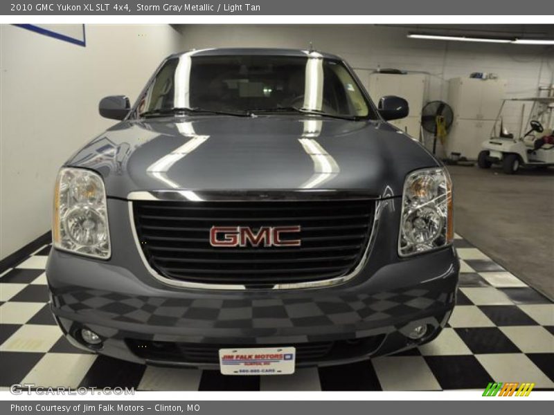 Storm Gray Metallic / Light Tan 2010 GMC Yukon XL SLT 4x4