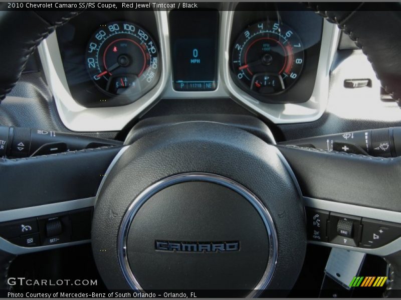 Red Jewel Tintcoat / Black 2010 Chevrolet Camaro SS/RS Coupe