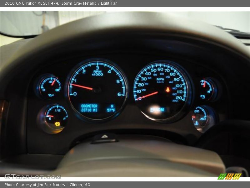 Storm Gray Metallic / Light Tan 2010 GMC Yukon XL SLT 4x4
