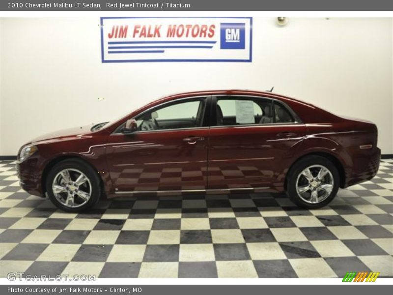 Red Jewel Tintcoat / Titanium 2010 Chevrolet Malibu LT Sedan