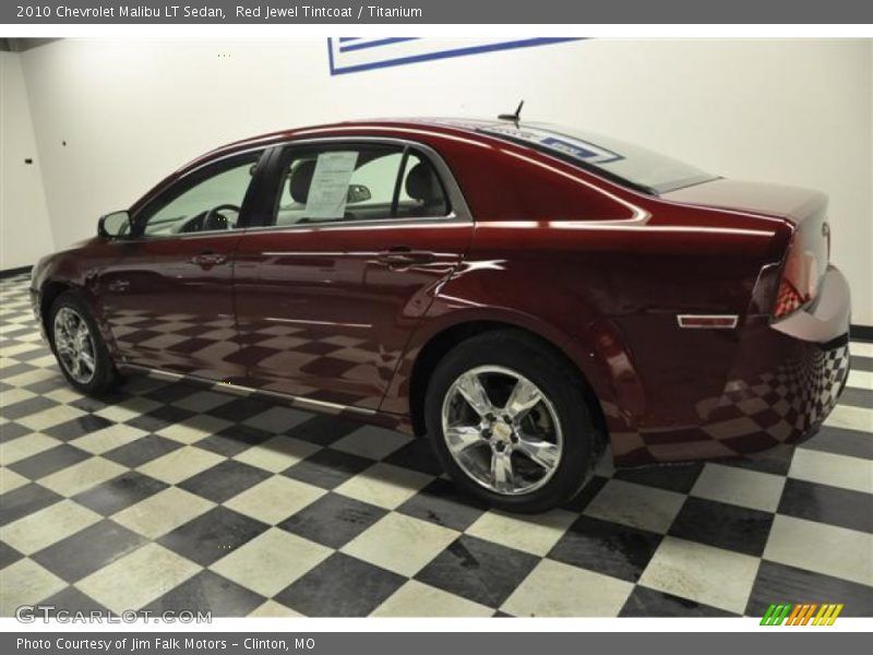 Red Jewel Tintcoat / Titanium 2010 Chevrolet Malibu LT Sedan