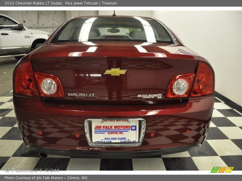 Red Jewel Tintcoat / Titanium 2010 Chevrolet Malibu LT Sedan