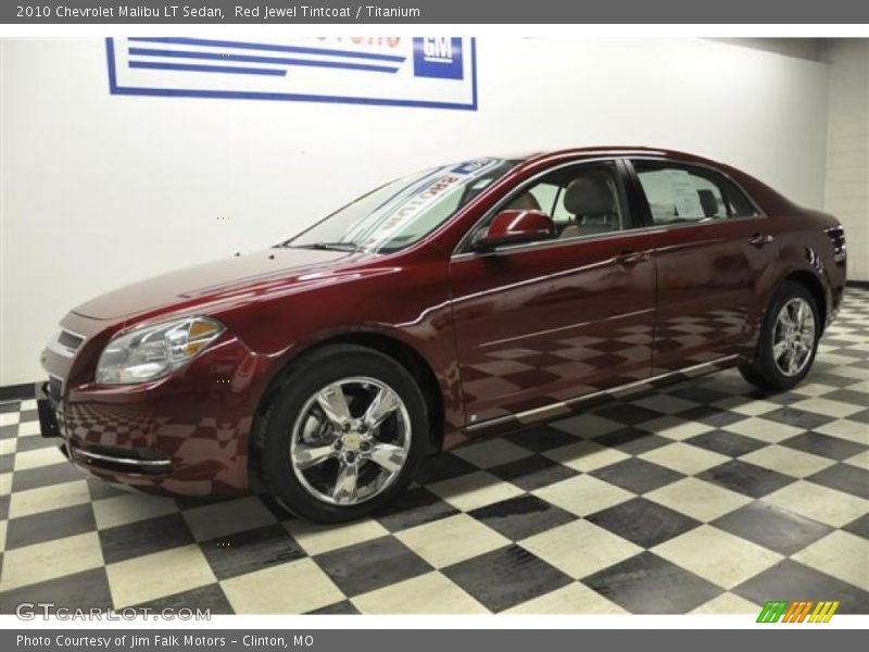 Red Jewel Tintcoat / Titanium 2010 Chevrolet Malibu LT Sedan