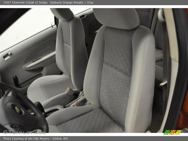 Sunburst Orange Metallic / Gray 2007 Chevrolet Cobalt LS Sedan
