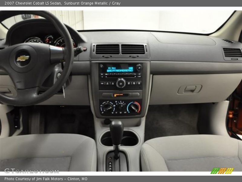Sunburst Orange Metallic / Gray 2007 Chevrolet Cobalt LS Sedan
