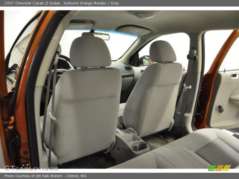 Sunburst Orange Metallic / Gray 2007 Chevrolet Cobalt LS Sedan