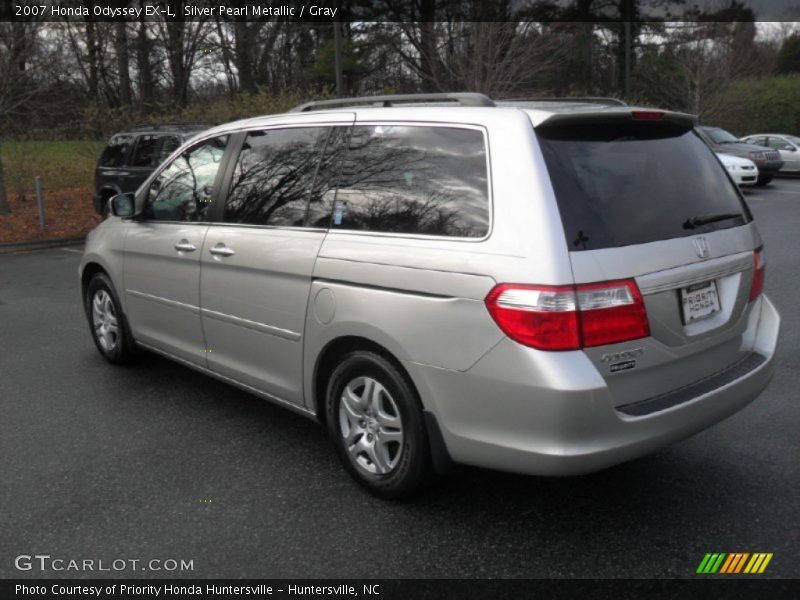 Silver Pearl Metallic / Gray 2007 Honda Odyssey EX-L